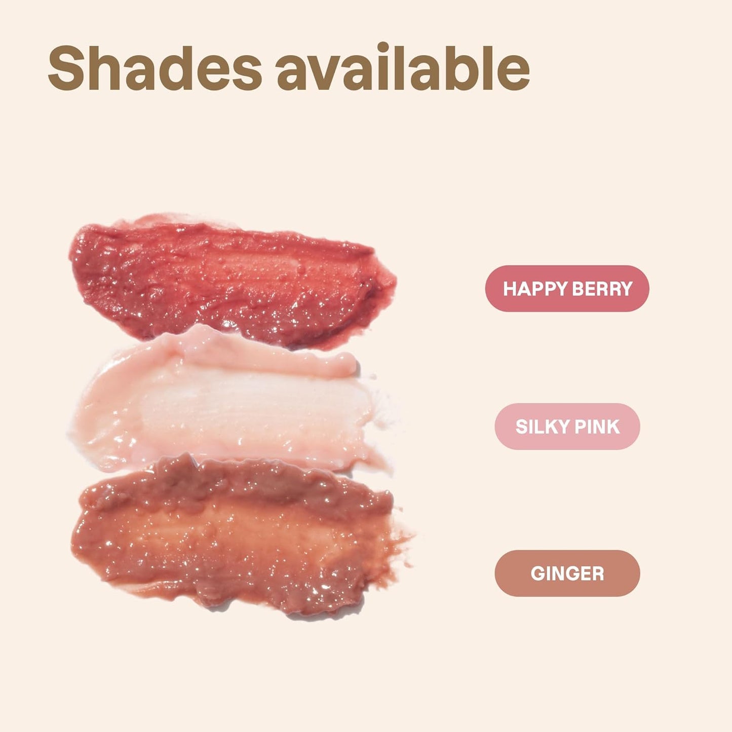 ATTITUDE Oceanly Sheer Lip Gloss Stick - EWG Verified, Vegan & Cruelty-Free, Silky Pink, 0.12 Ounces