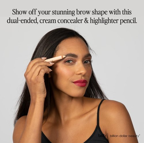 Bdb Brow Duo Pencil - Creamy Blendable Concealer & Buildable Highlighter | Perfect for All Skin Tones