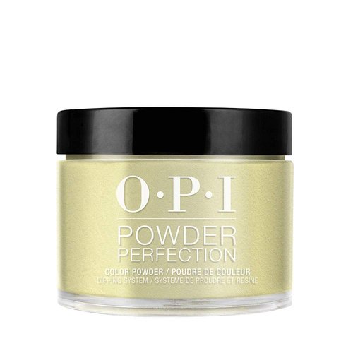 OPI Powder Perfection My Dogsled - Opaque Bright Green Crème Nail Dipping Powder | Acrylic Alternative