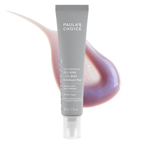 Paula's Choice Face Exfoliant Peel - 25% AHA + 2% BHA Treatment for All Skin Types | Fragrance-Free, 1 Oz