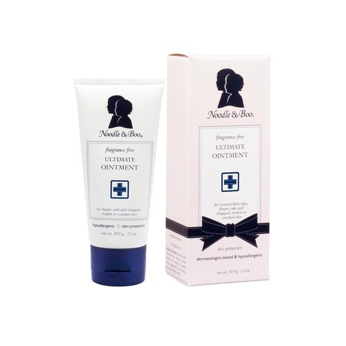 Noodle & Boo Fragrance Free Baby Skincare 4-Piece Bundle – Ultimate Baby Ointment, 2-in-1 Newborn Shampoo & Body Wash, Super Soft Baby Lotion & Cleansing Cloths for Sensitive Skin