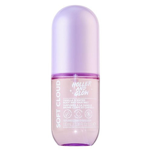 Holler And Glow Mood Boosting Body & Hair Mist - Long Lasting Vanilla Fragrance | 3.38 Fl Oz