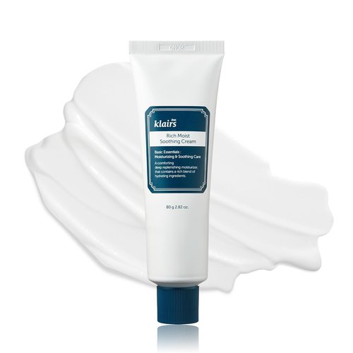 DearKlairs Rich Moist Soothing Cream - Intense Barrier Repair & Hydration | 2.82 Fl Oz