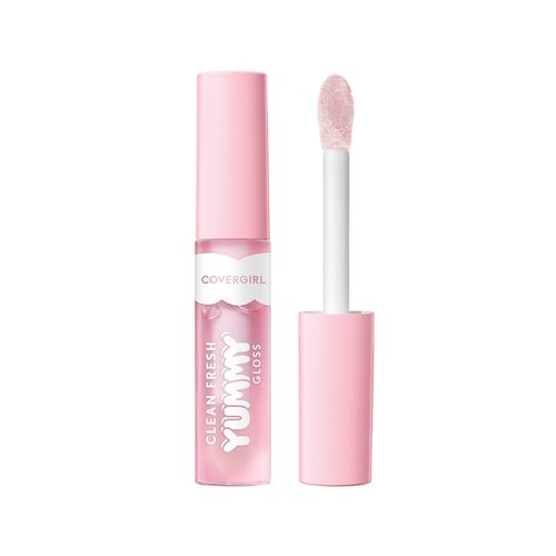 COVERGIRL Clean Fresh Yummy Lip Gloss, Sheer, Natural Scents, Vegan Formula