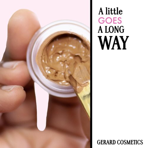 Gerard Cosmetics Clean Canvas Cocoa Eye Concealer - Smudge-Proof Makeup Primer & Eyeshadow Base, Vegan Formula
