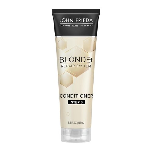 John Frieda Blonde+ Conditioner - Bond Building Complex for Moisture Restoration | 8.3 Oz