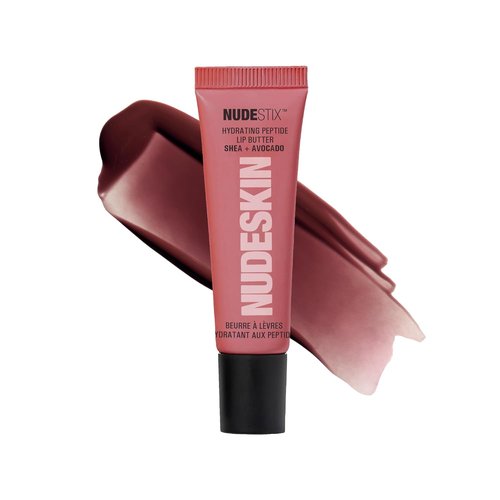 Nudestix Hydrating Peptide Lip Butter - Glossy Lip Balm with Avocado & Shea Butter for Hydration | Clean, Vegan, Cruelty-Free