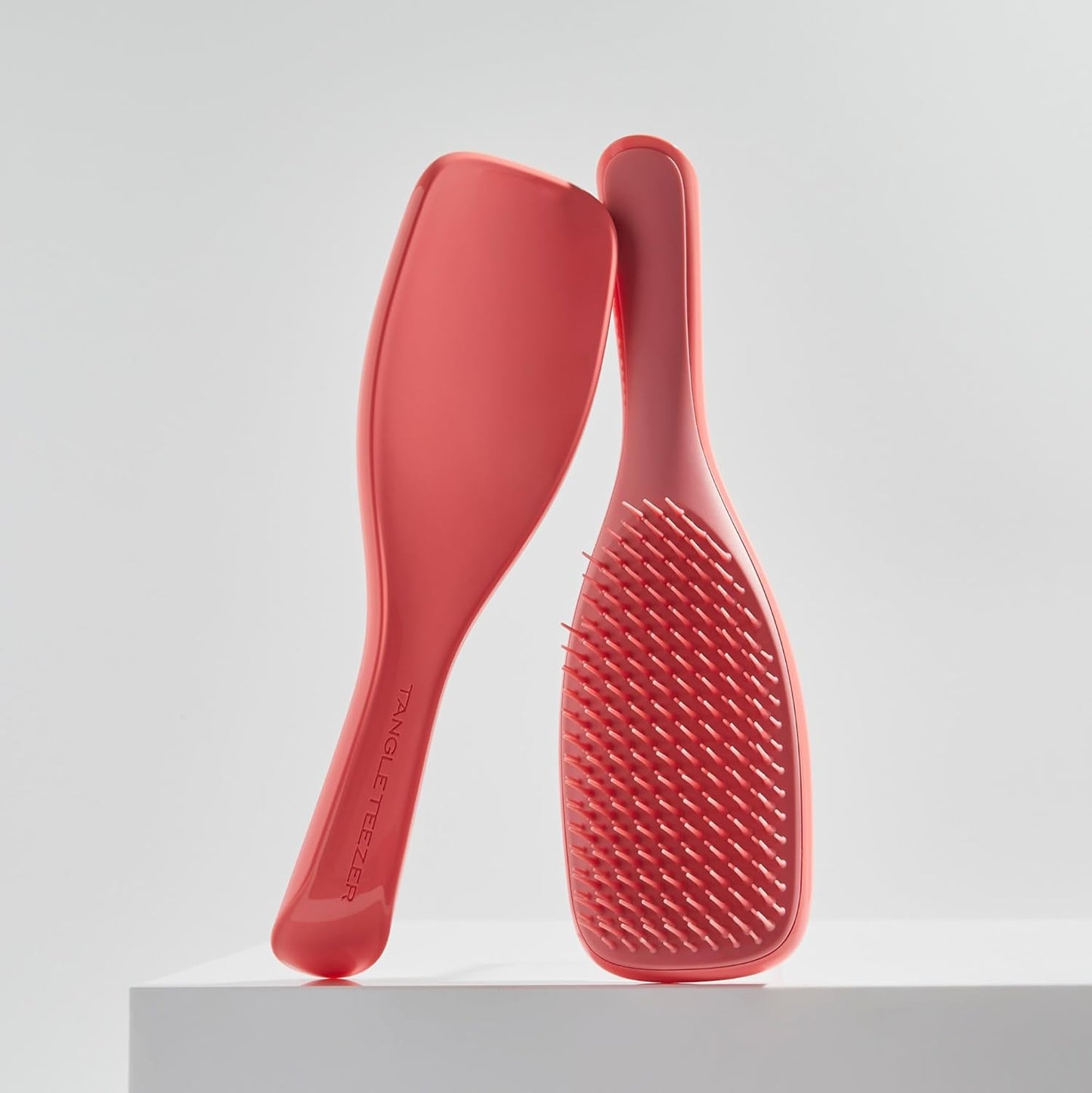 Tangle Teezer Ultimate Detangler Brush - Reduces Frizz & Breakage for 3C to 4C Curly Hair | Coral Pink