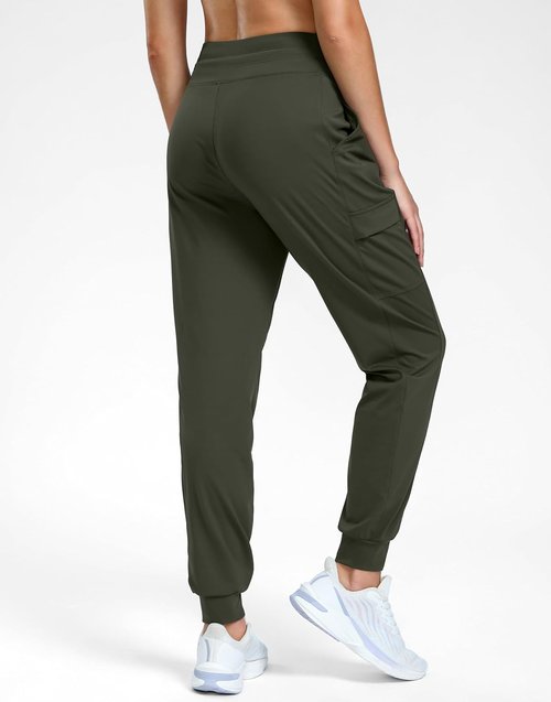 G Gradual Joggers for Women - High Waisted Athletic Pants with 4 Pockets | Soft Sweatpants for Workout & Travel