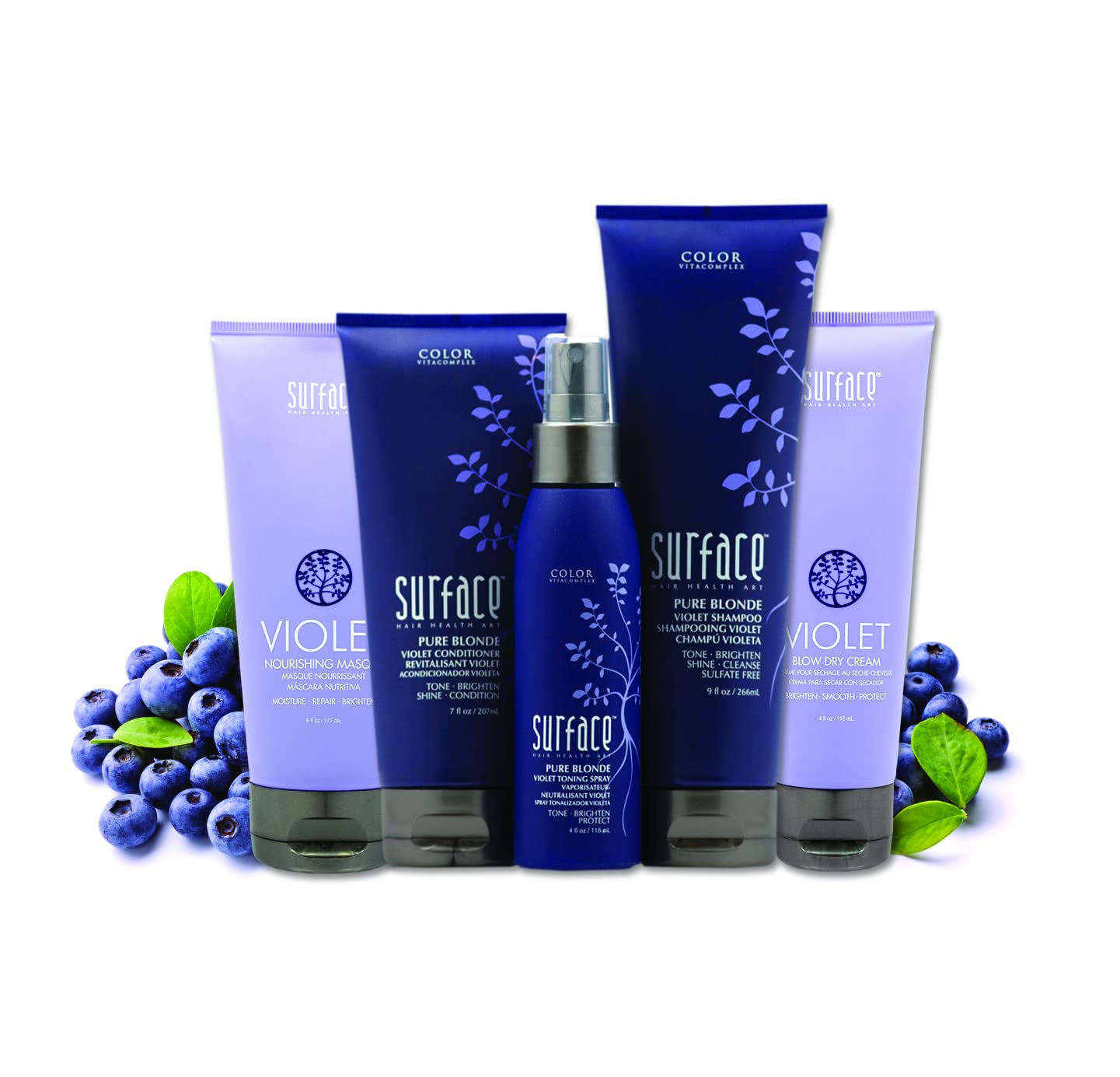 Surface Hair - Pure Blonde Violet Conditioner | Nourishing Formula for Radiant, Bright Hair
