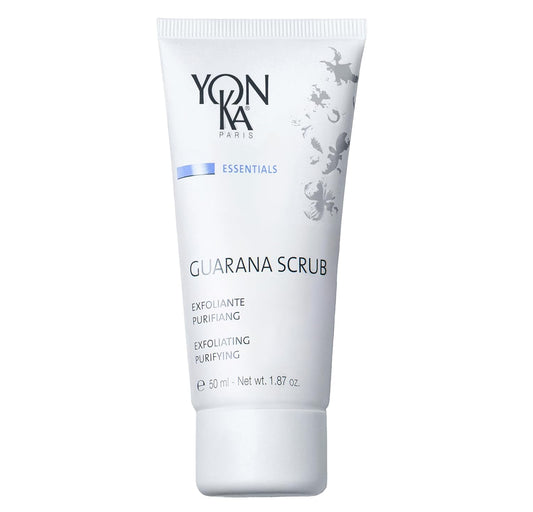 Yon-Ka Guarana Scrub - Gentle Exfoliating Face Cleanser with Rice Bran & Guarana Seed | Revives Complexion for Sensitive & Acne-Prone Skin | 1.87 fl oz