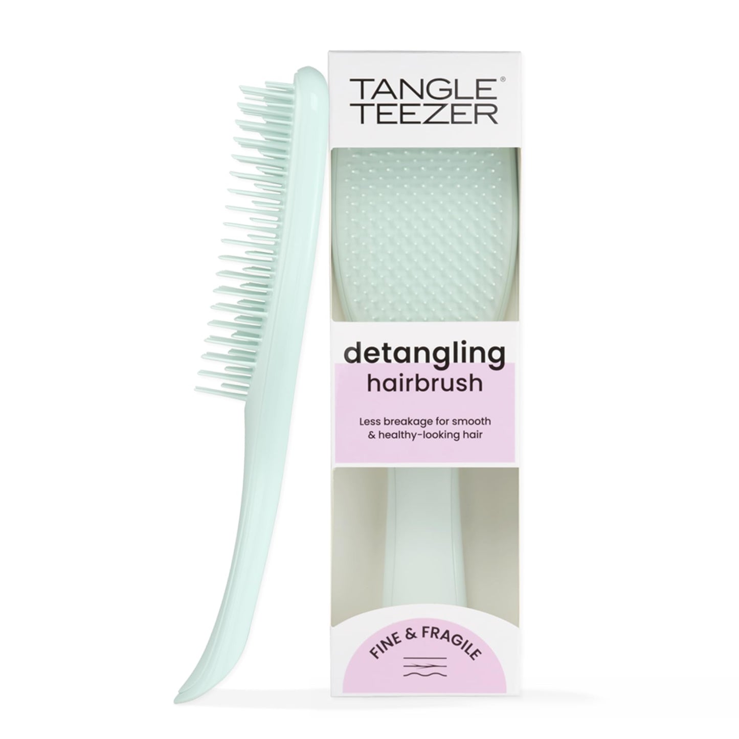Tangle Teezer Fine & Fragile Ultimate Detangler Brush, Dry & Wet Hair Brush to Detangle & Reduce Breakage, Ice Blue