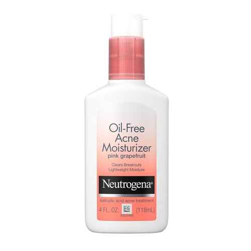 Neutrogena Acne Moisturizer - Oil-Free Pink Grapefruit Lotion with 0.5% Salicylic Acid | 4 fl. oz