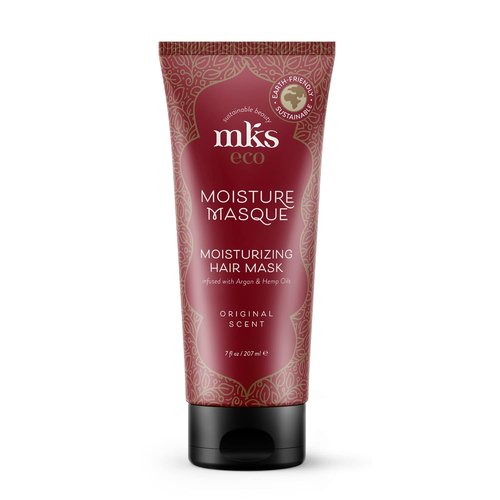 Earthly Body MKS Eco Moisture Masque - Hydrating Hair Mask with Argan & Hemp Oils | 7 oz for Revitalizing Dry Hair