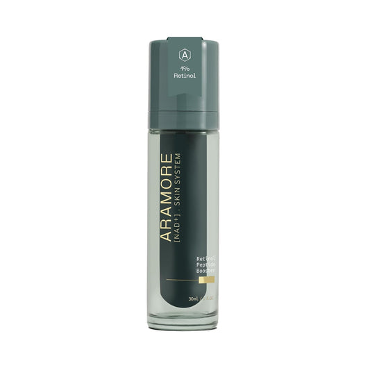 Skiennix 1% Retinol Peptide Boosting Serum - Reduces Wrinkles & Discoloration - 30ml with Collagen Peptides