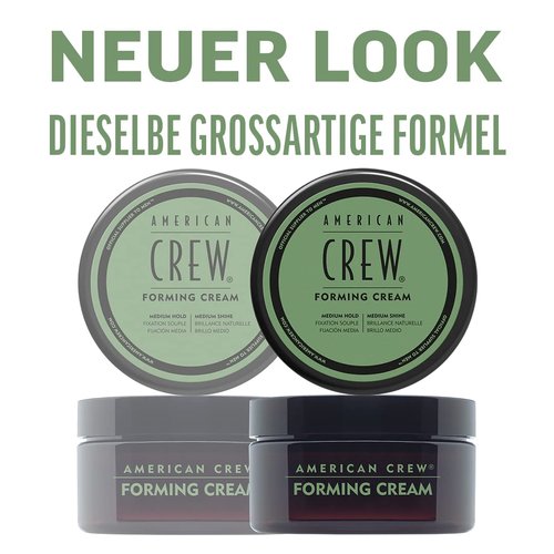 American Crew Hair Forming Cream - Medium Hold & Shine, 3 Oz | Perfect for Stylish Men's Hair