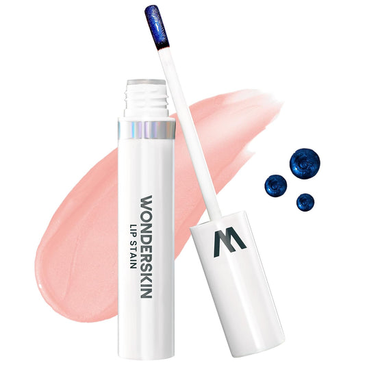 Wonderskin Wonder Blading Lip Stain Masque - Long-Lasting, Waterproof Nude Tint | Matte Finish (Adore)