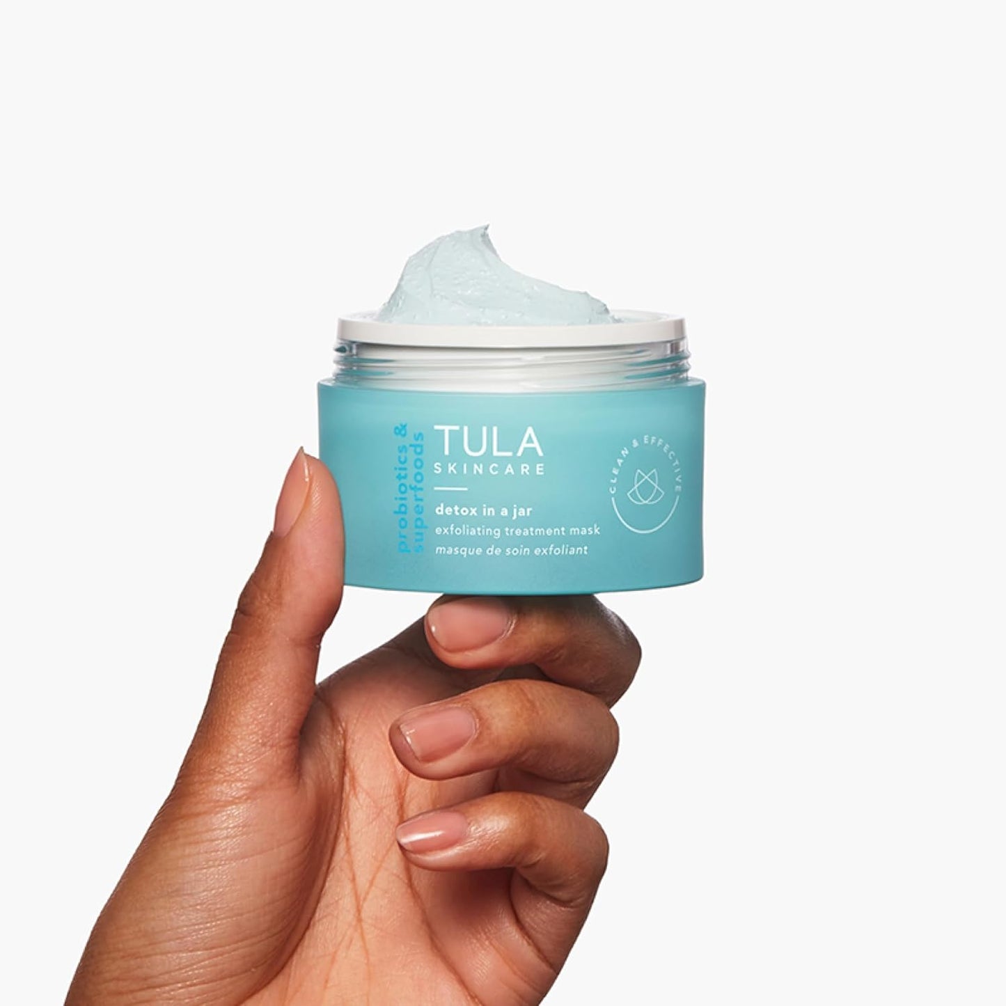 TULA Skin Care Detox Mask - Exfoliating Treatment with Hydrating Vitamin E & Bentonite Clay | 1.7 oz