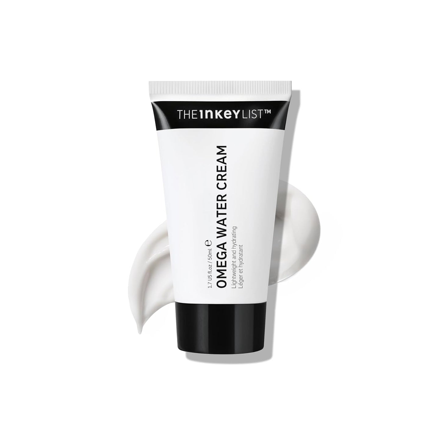 The INKEY List Omega Water Cream - Oil-Free Moisturizer for Blemish-Prone Skin | 1.69 fl oz/50ml
