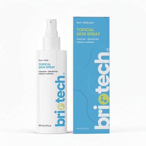 BRIOTECH Hypochlorous Acid Skin Spray - Soothing Facial Mist for Sensitive Skin | 2 oz Travel Size