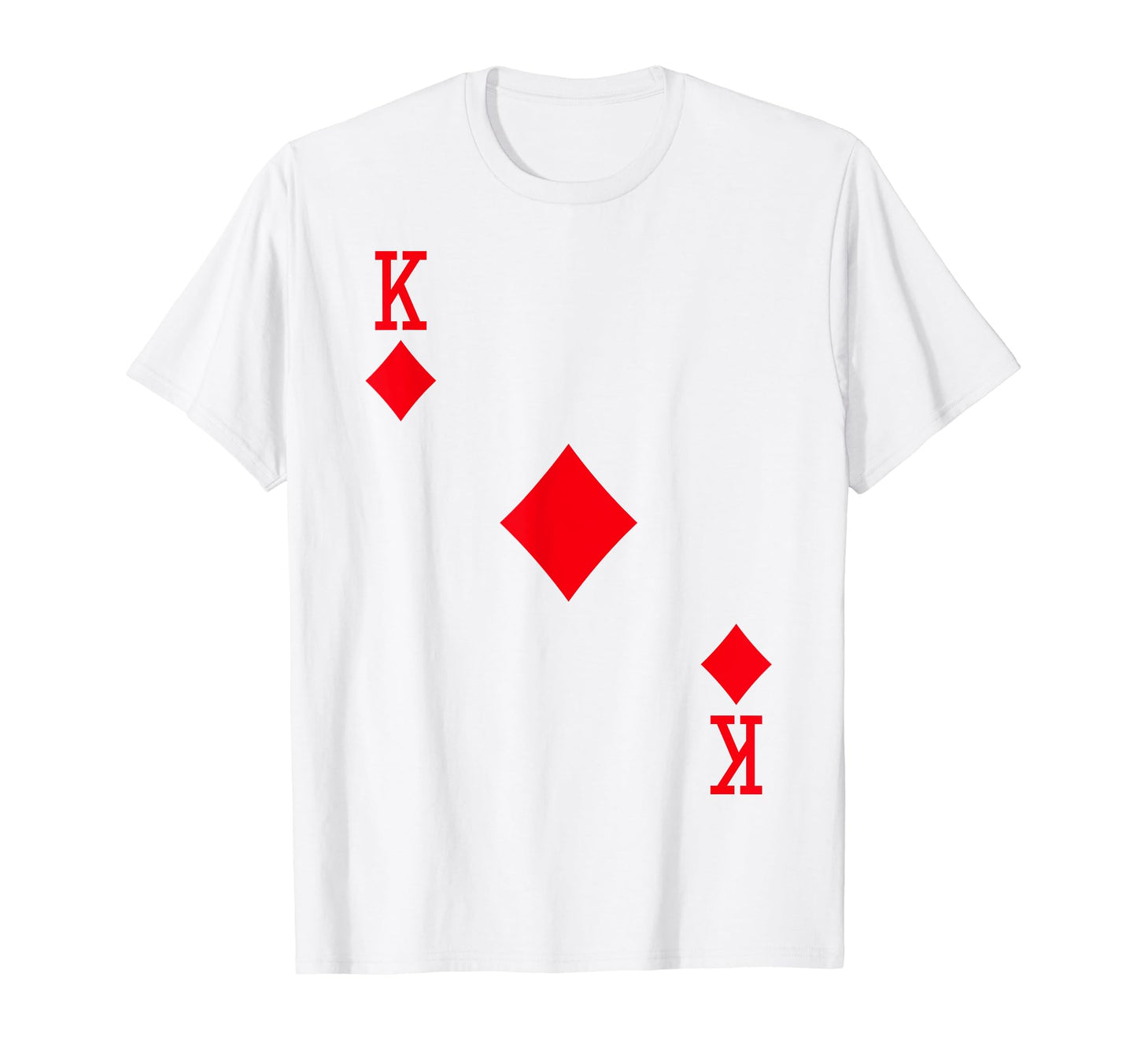 King of Diamonds Costume T-Shirt Halloween Deck of Cards