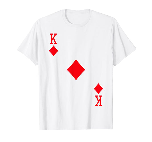 King of Diamonds Costume T-Shirt Halloween Deck of Cards