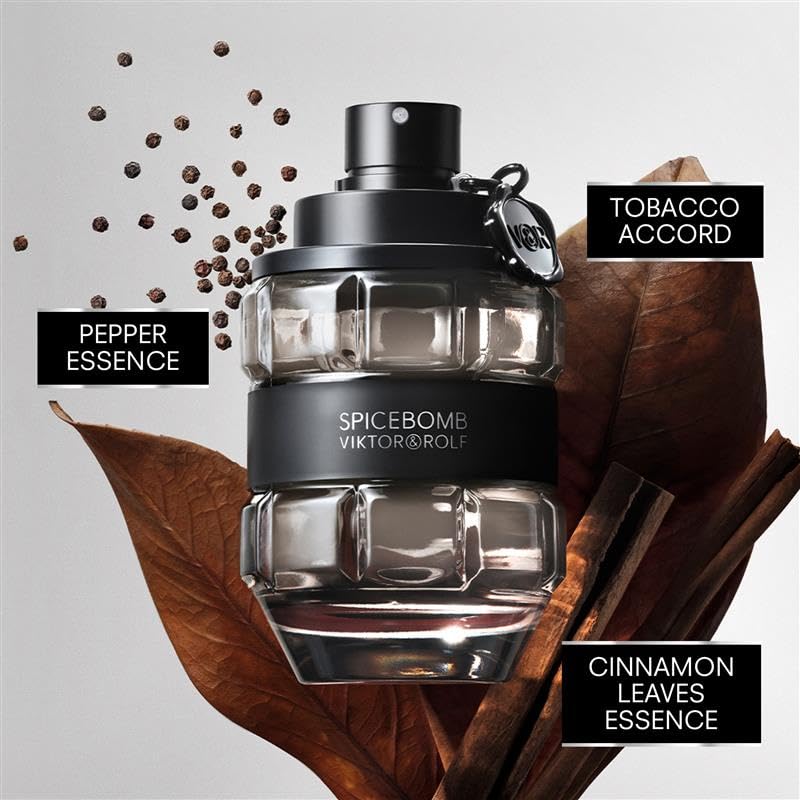 Viktor&Rolf Spicebomb Men's Cologne Travel Size Set - Eau de Toilette Duo 0.2 Fl Oz Each