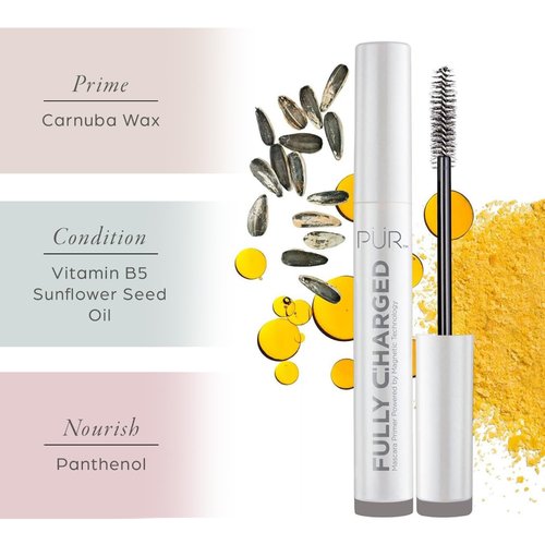 PÜR MINERALS Fully Charged Mascara - Volumizing Formula for Bold, Lush Lashes