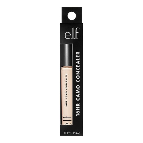e.l.f. 16HR Camo Concealer - Full Coverage, Highly Pigmented Matte Finish | Light Ivory, 0.203 Fl Oz