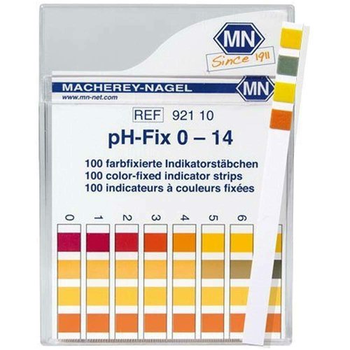 Macherey-Nagel pH Indicator Strips - Accurate 0-14 Range | 100 Strips per Box