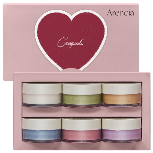 Arencia Rice Mochi Facial Cleanser Gift Set - 6 Travel Size Varieties | Korean Skincare Holiday Gift