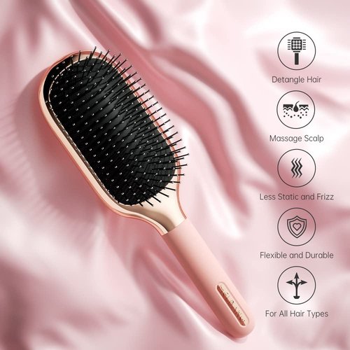 Melbang Hair Brush - Versatile Paddle Brush for All Hair Types | Adds Shine & Smoothness
