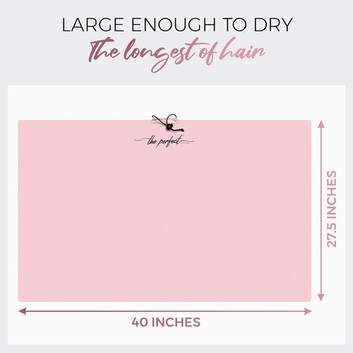 Microfiber Hair Towel Wrap by [Brand Name] - Fast Drying, Anti-Frizz & Super Absorbent | Large Size for Curly, Wavy & Straight Hair