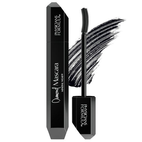Physicians Formula Mineral Wear Diamond Mascara - Black Diamond, 2.12 FL Oz | Dermatologist Tested, Ophthalmologist Approved for Sensitive Eyes