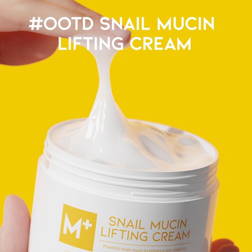 #OOTD Snail Mucin Moisturizer Cream - Deep Hydrating Anti-Aging Face & Neck Cream (3.38 Fl Oz)