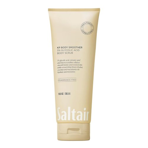 Saltair KP Body Scrub - 5% Glycolic Acid & Volcanic Sand Exfoliator for Rough Skin | 10oz