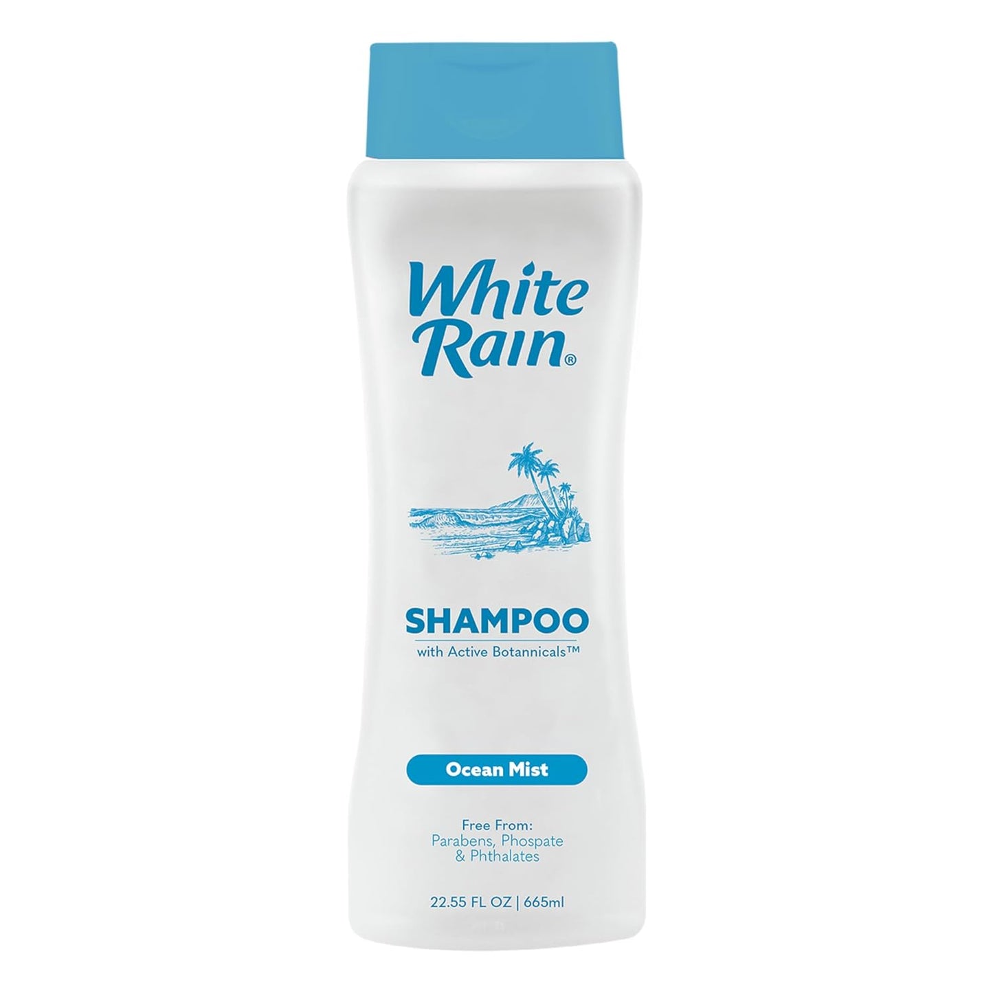 White Rain Moisturizing Shampoo - Ocean Mist Scent, 15 fl oz | Hydrating & Paraben-Free for Men & Women