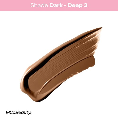 MCoBeauty Brighten & Perfect Cream Concealer - Hydrating Dark Deep Coverage for Under Eyes & Blemishes | Vegan & Cruelty-Free