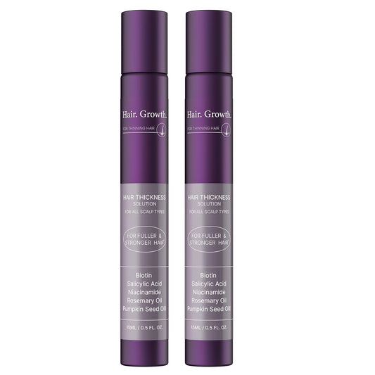 Skiennix Hair Thickening Serum - Reduces Hair Loss & Promotes Growth | 1 Fl Oz (Pack of 2)
