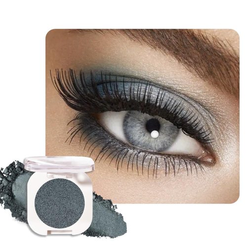 FeiCuiYun Matte Eye Shadow Palette - Dark Teal Waterproof Eyeshadow for Women | Perfect for Halloween & Parties
