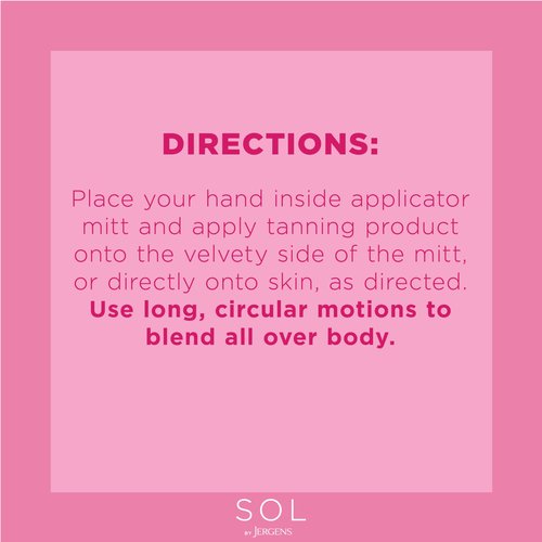 SOL by Jergens Self Tanner Water Mousse in Deep Self Tanning Kit, Dye-free Sunless Tanning Foam and Tanning Mitt, Cruelty Free, Vegan Friendly Self Tanning Mousse, 5 Oz + 1 Mitt