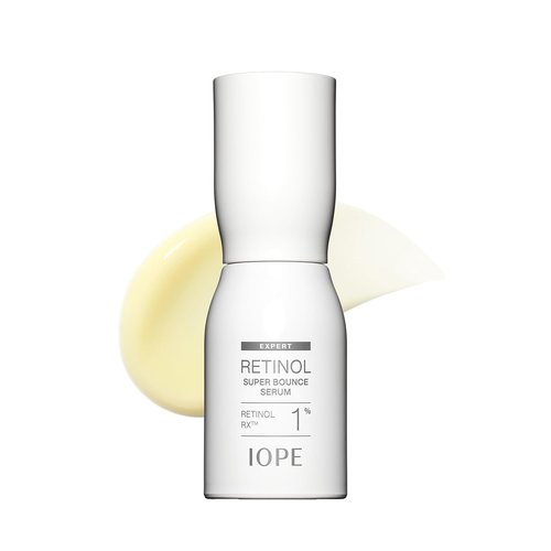 IOPE Expert Retinol RX 1% Super Bounce Serum - Gentle Anti-Aging Formula for Beginners - Firms Skin & Smooths Wrinkles - 1.01 fl. oz.