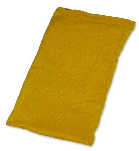 YogaAccessories (TM Large Silk Eye Pillow (Lavender) (Gold)