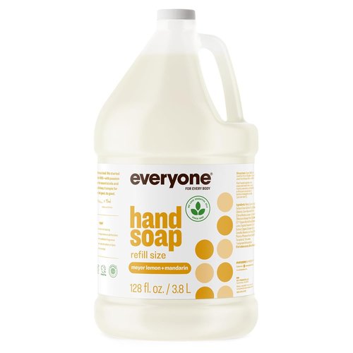 Everyone Liquid Hand Soap Refill - 1 Gallon | Meyer Lemon & Mandarin Scent with Essential Oils