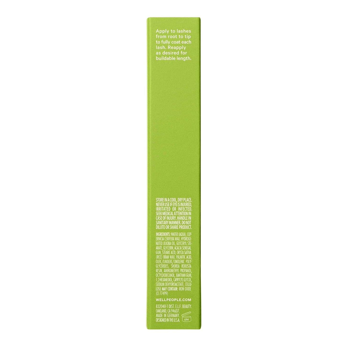 Well People Expressionist Lengthening Mascara - Nourished, Long Lashes | Vegan, Smudge-Resistant, Black