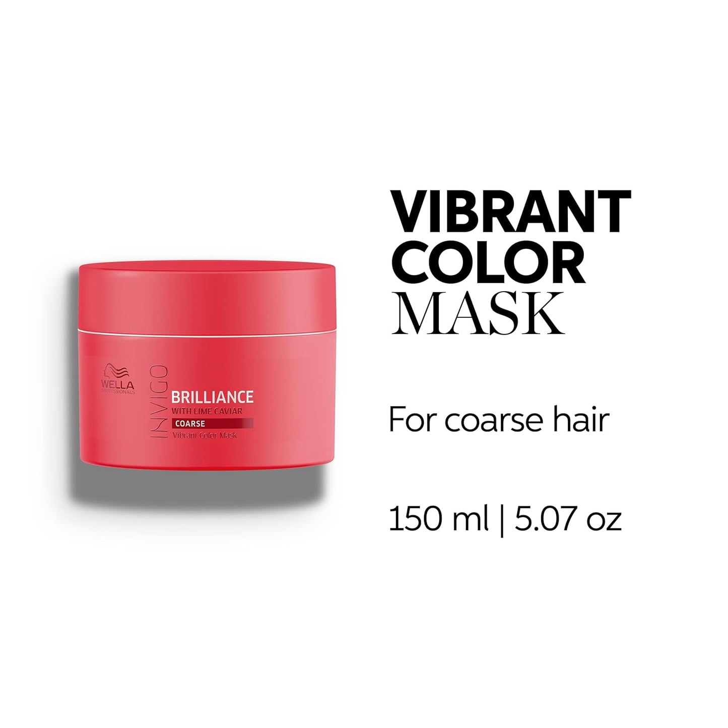 Wella Professionals Invigo Brilliance Hair Mask - Color Vibrancy Treatment for Coarse Hair