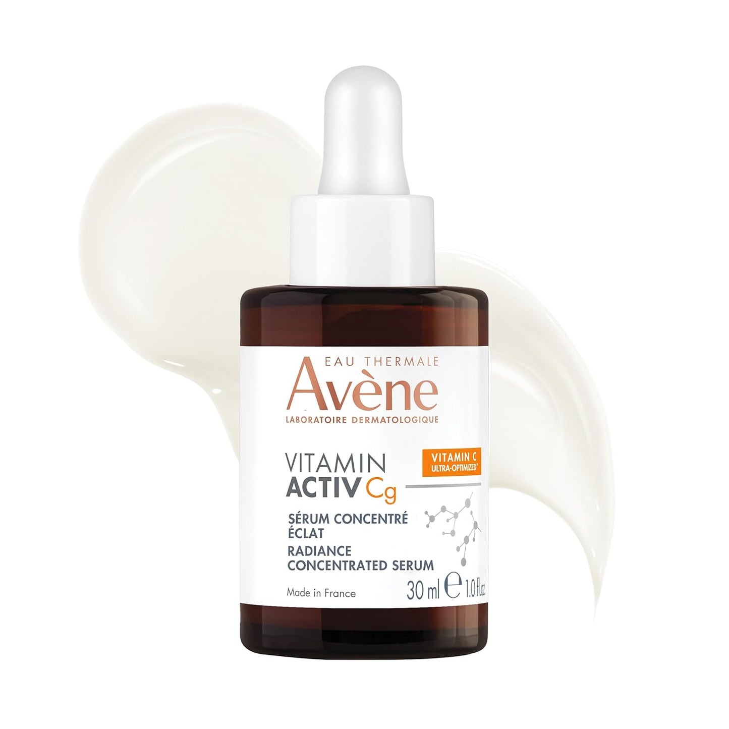 Avène Vitamin Cg Radiance Serum - Boost Glow & Reduce Wrinkles | 1 FL Oz with Niacinamide & Bakuchiol