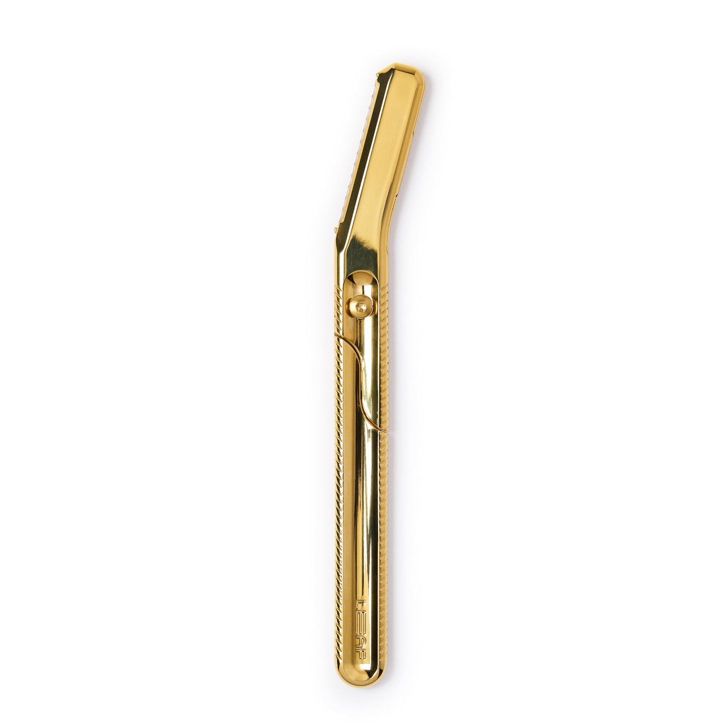Leaf Shave | The Leaf Dermaplaner, Gold - All-Metal Facial Razor and Exfoliating Tool for Women