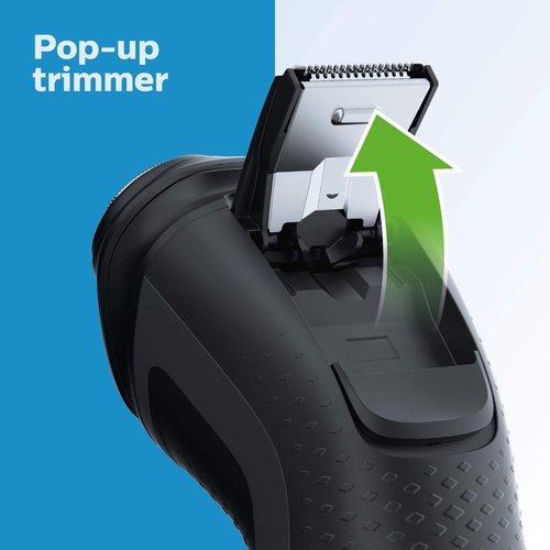 Philips Norelco Shaver 2300 - Rechargeable Electric Shaver with Pop-Up Trimmer | Model S1211/81