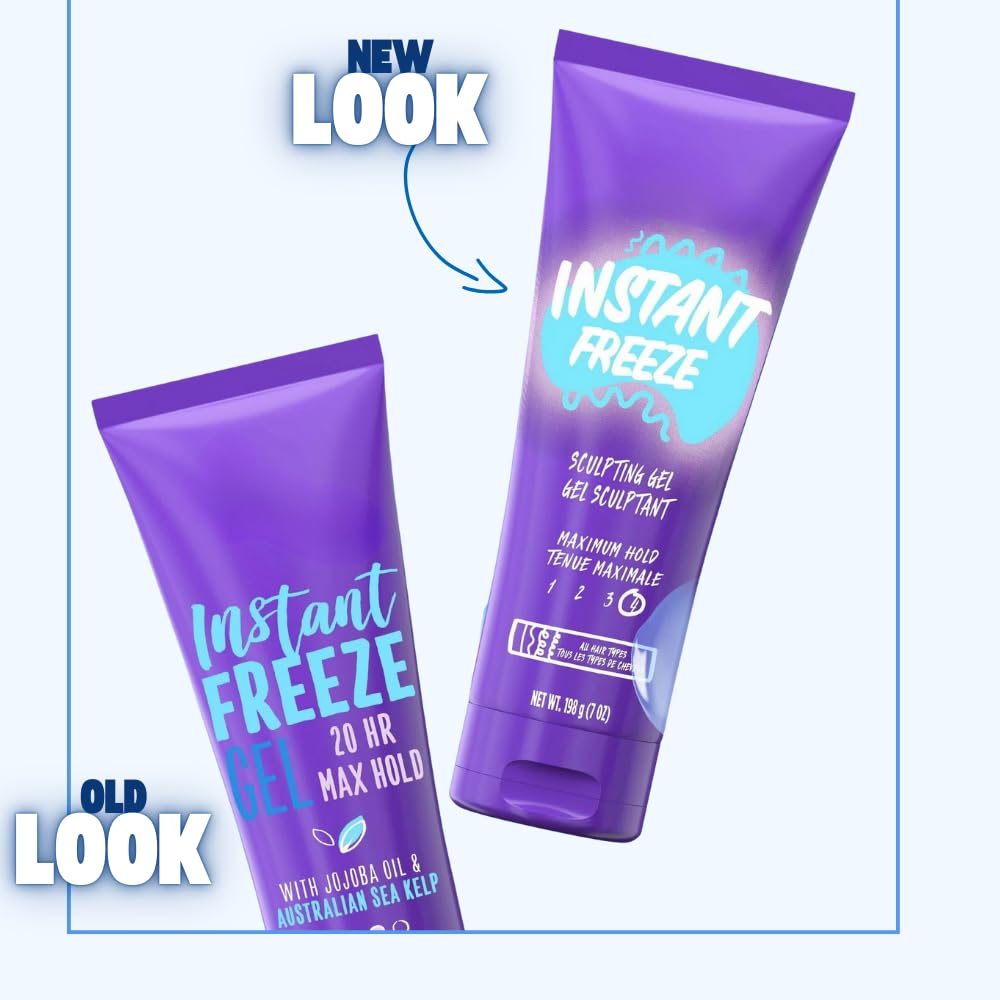 Skiennix Maximum Hold Hair Styling Gel - Non-Flaking Formula for Curly & Straight Hair, 7 oz